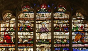 Raam met het Laatste Avondmaal (naar Raimondi, Raphael) door French School
